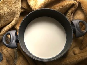 Gotowy jogurt na mleku skondensowanym